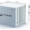 Container 10 Fuß High Cube Isotherm