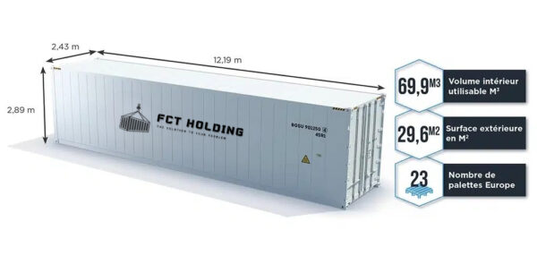 Container 40 Foot High Cube Isotherm