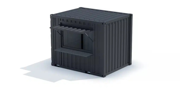 Ausgestattete Container