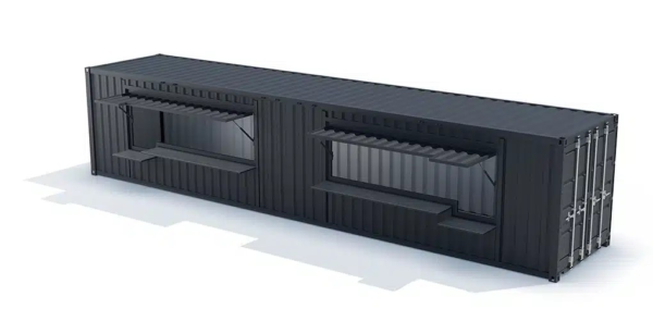 Ausgestattete Container